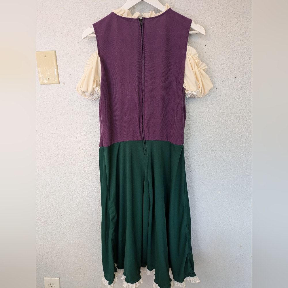 Vintage Ren Faire, Milk Maid Oktober Fest Cosplay Dirndl Mini Dress - Picture 8 of 11